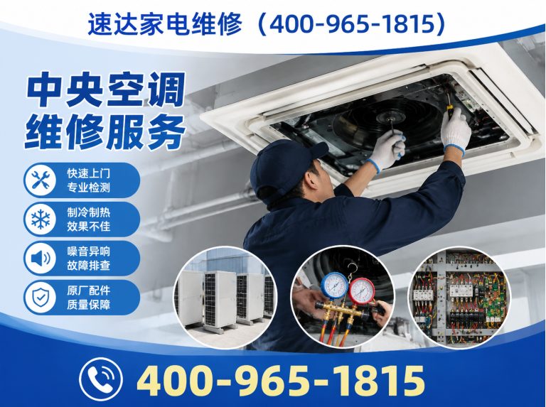 毕节中央空调维修展示图